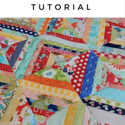 String quilt block tutorial featured by top US quilting blog, A Quilting Life