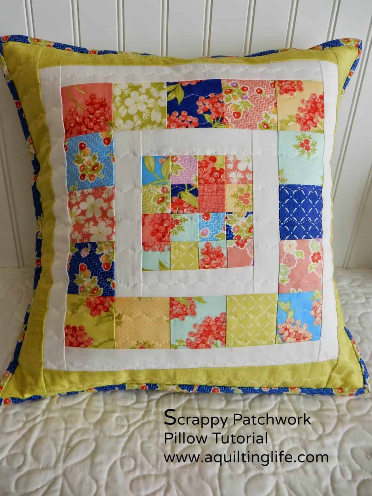 Scrappy Patchwork Potholders - A Quilting Life