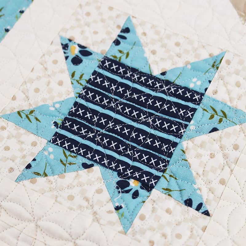Sawtooth Star Block featured by Top US Quilt Blog, A Quilting Life