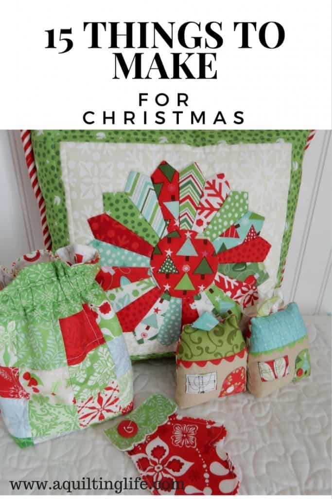 15 Things to Make for Christmas featured by Top US Quilting Blog, A Quilting Life: image of Christmas Decor Items