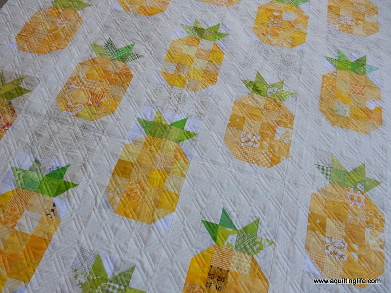 pineapple quilt finish quilting aquiltinglife fan