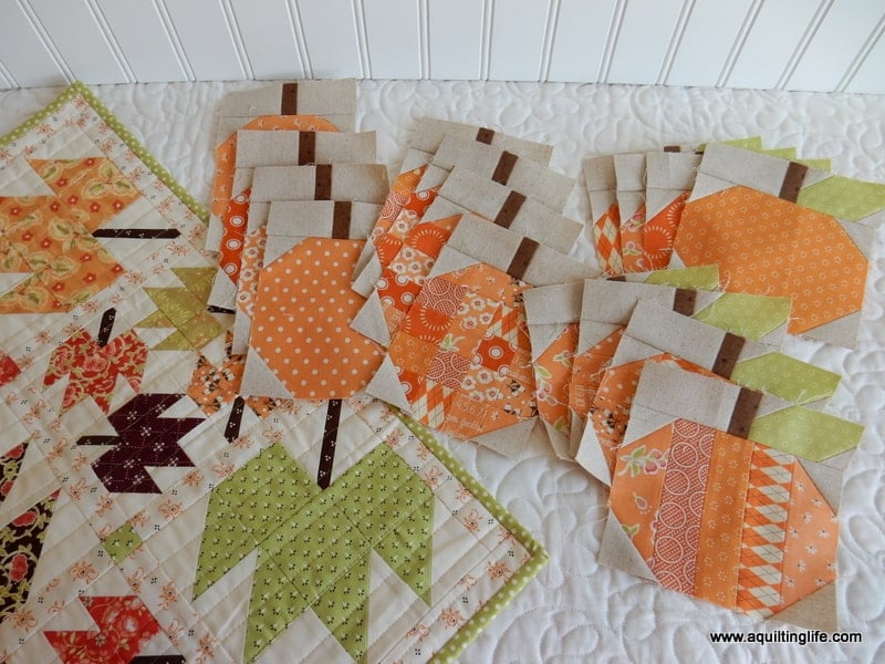 Pumpkin Quilt Blocks A Quilting Life Pumpkin season mini quilt for fall celebrations quilting cubby