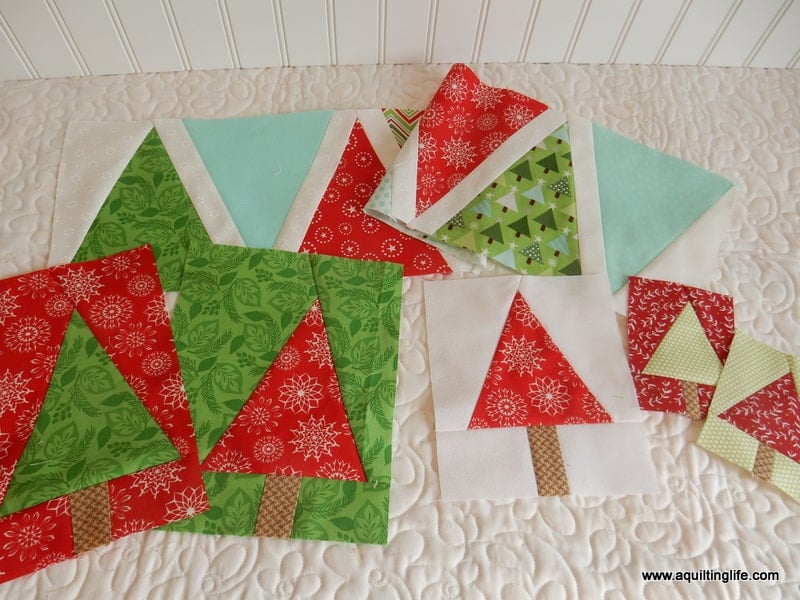 Christmas Tree Quilt Blocks A Quilting Life