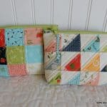 Simple Patchwork Zipper Bag Tutorial