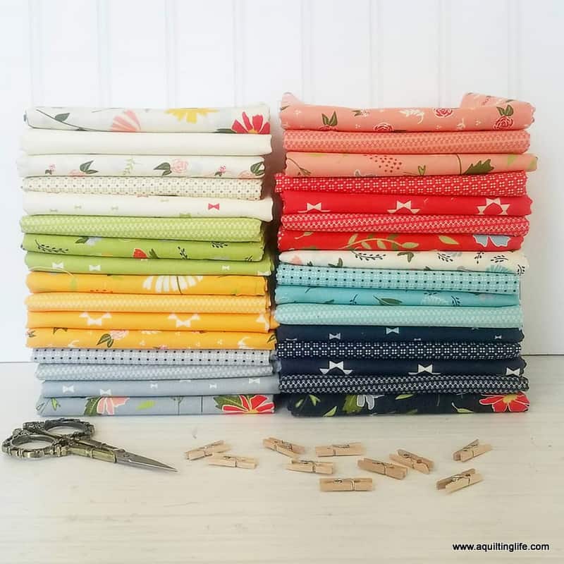 Clover Hollow fabric stacks