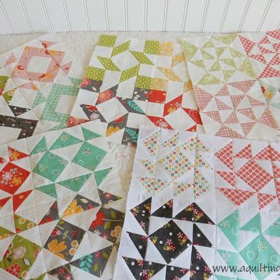 Fat Quarter Shop May quilt blocks