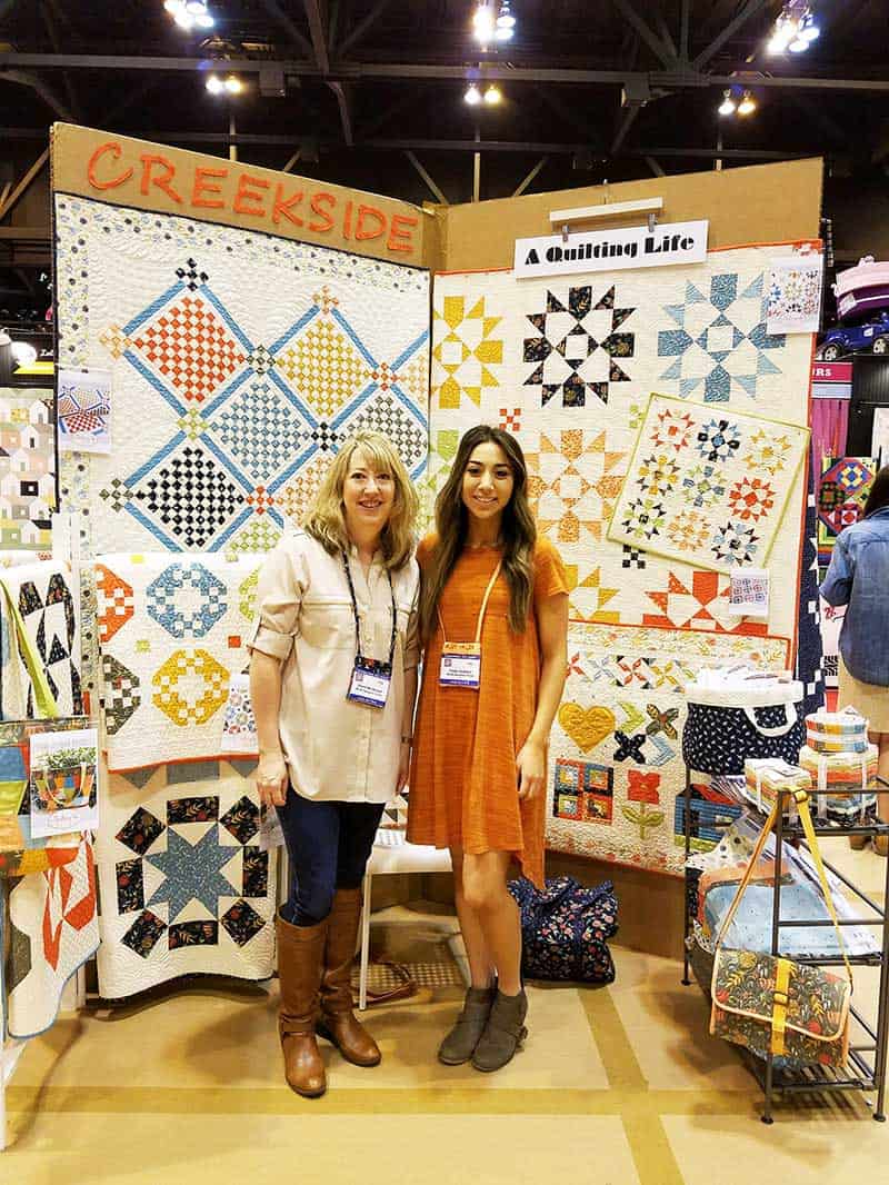 Quilt Market booth spring 2017