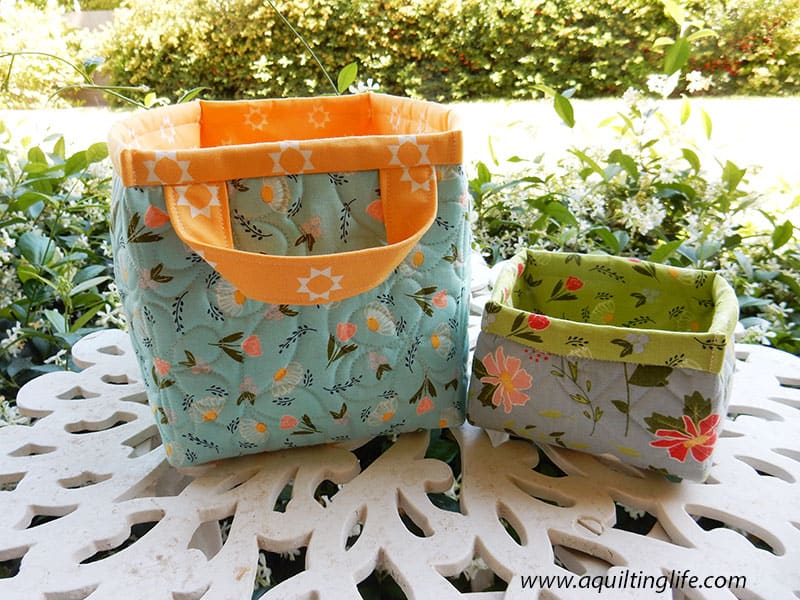 fabric bins in Clover Hollow 2