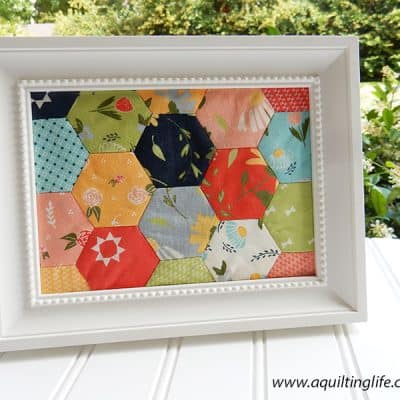 hexagons in a frame