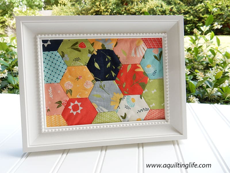 hexagons in a frame