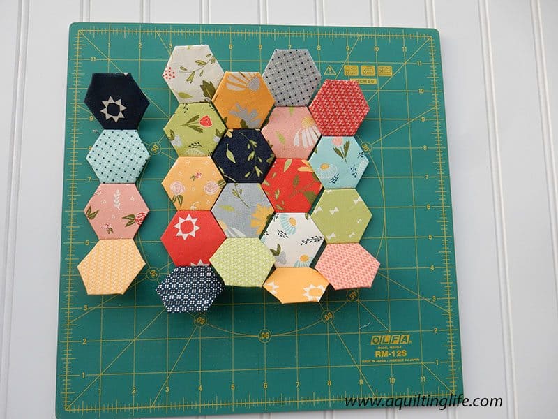 Hexagon Lay out for 5 x 7