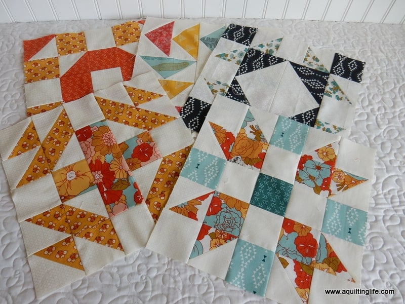 A Quilting Life BOM blocks through May