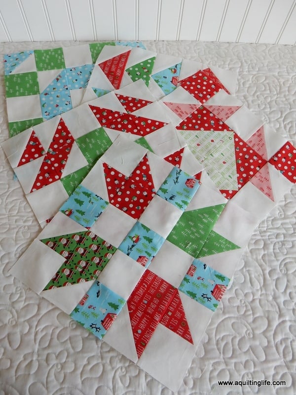 Quilting Life Block of the Month through May Christmas