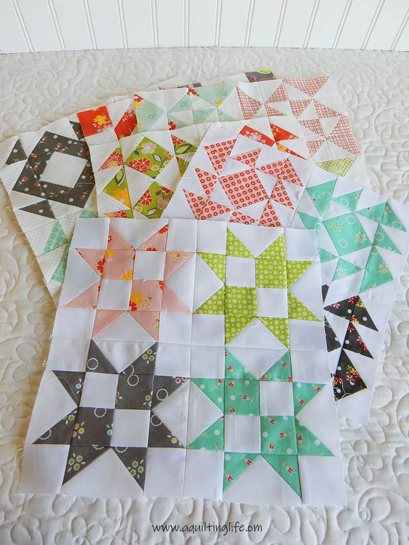 Clementine quilt along small blocks