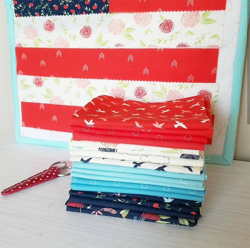 patriotic stars fabric bundle