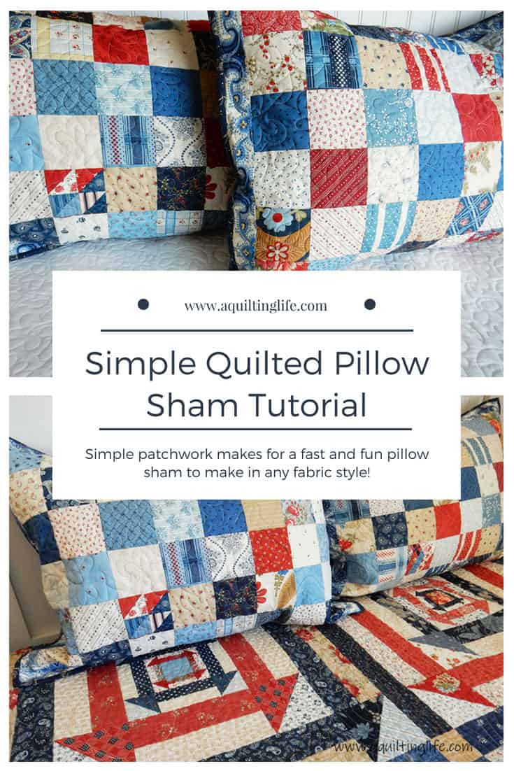 Simple Pillow Sham Tutorial Graphic