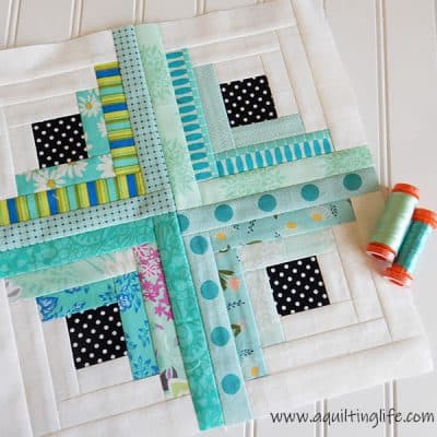 Aurifil July 2018 Block of the Month