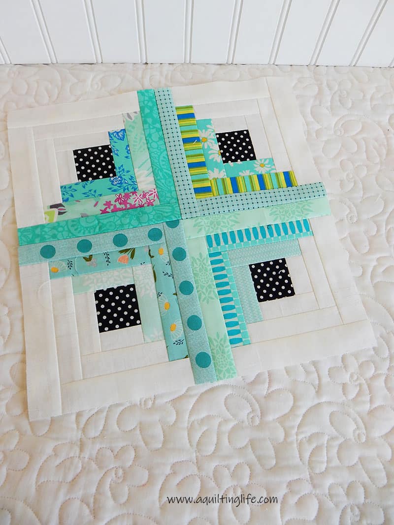 Aurifil July 2018 Block of the Month