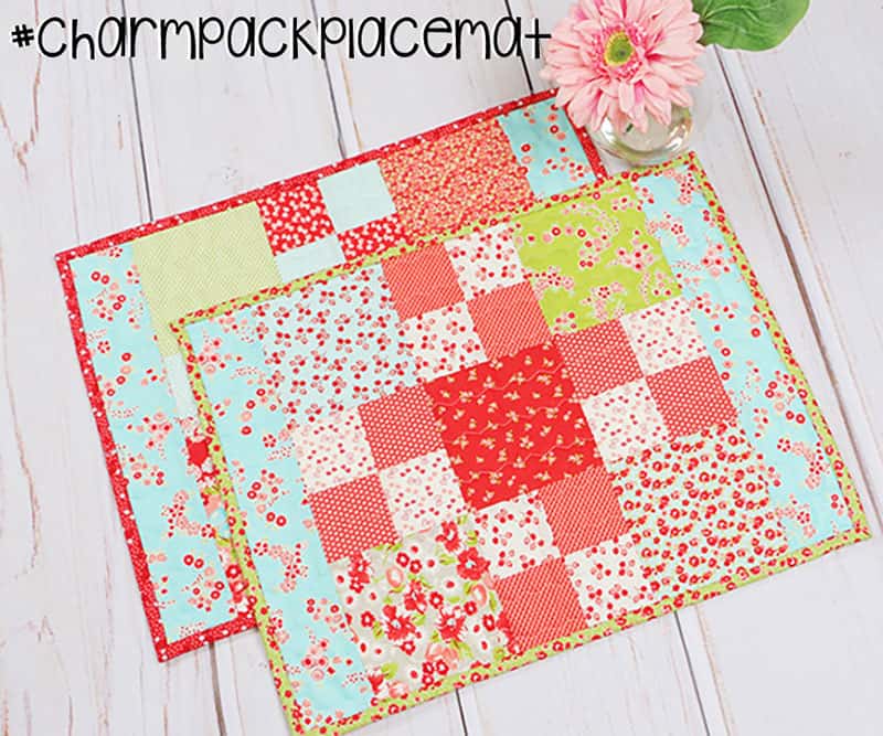 Easy Charm Pack Placemat Tutorial Original