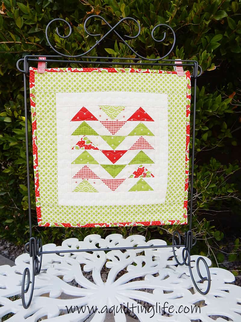 Christmas mini quilt