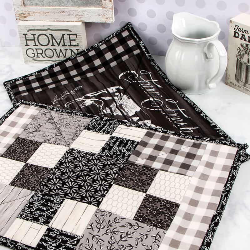 Easy Charm Pack Placemat Tutorial Homegrown