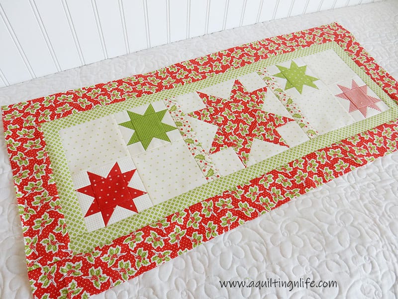 Christmas Table Runner unquilted