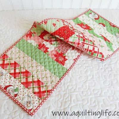 Swell Christmas Scrappy Table Runner