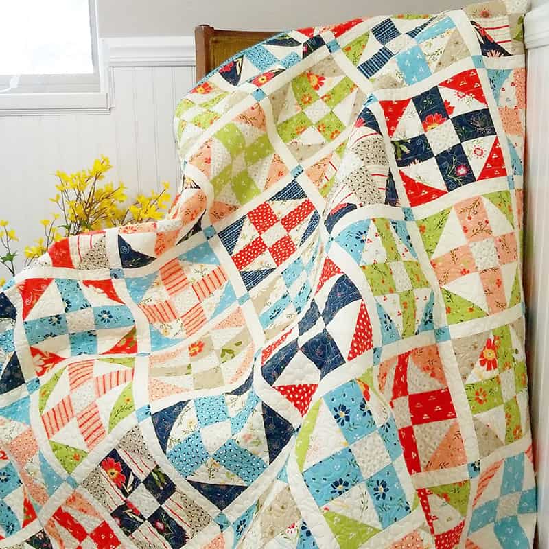 Pathways Layer Cake + Jelly Roll Quilt Pattern A Quilting Life