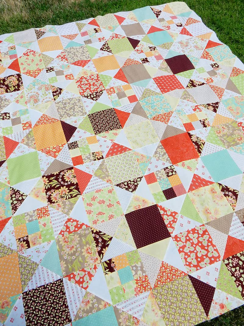 Scrappy Fall Quilt