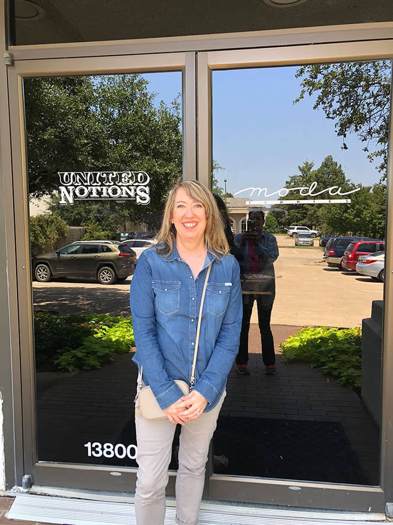 Sherri at the Moda Offices