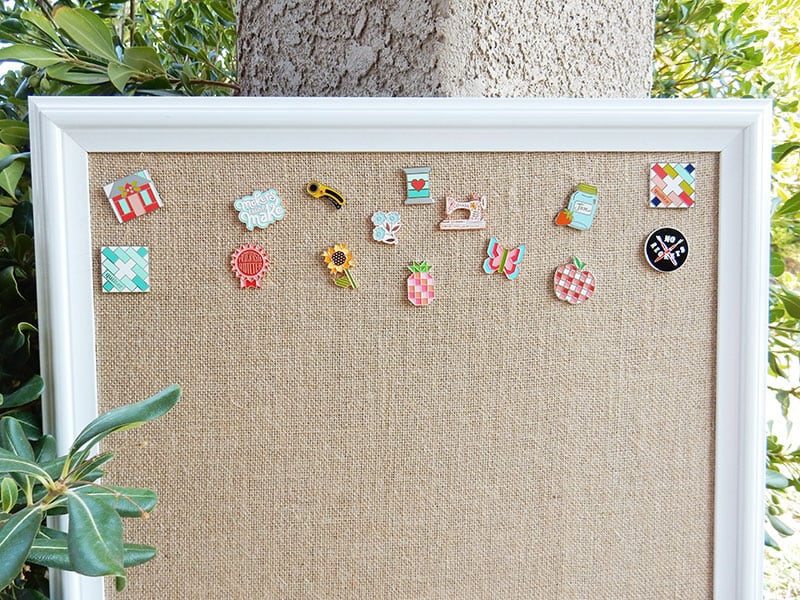 Bulletin Board with Pins