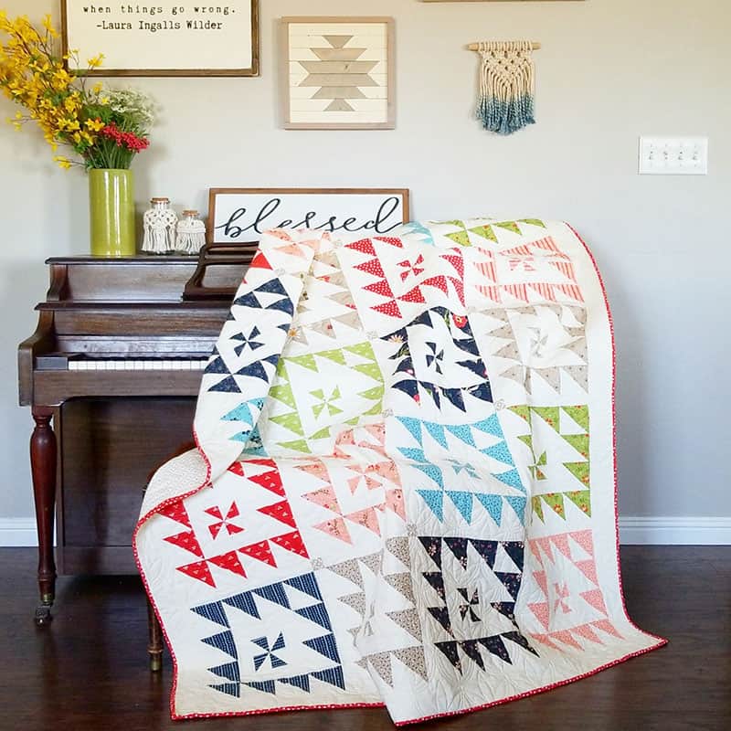 North Shore Quilt on Piano