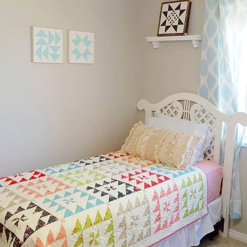 North Shore quilt on bed