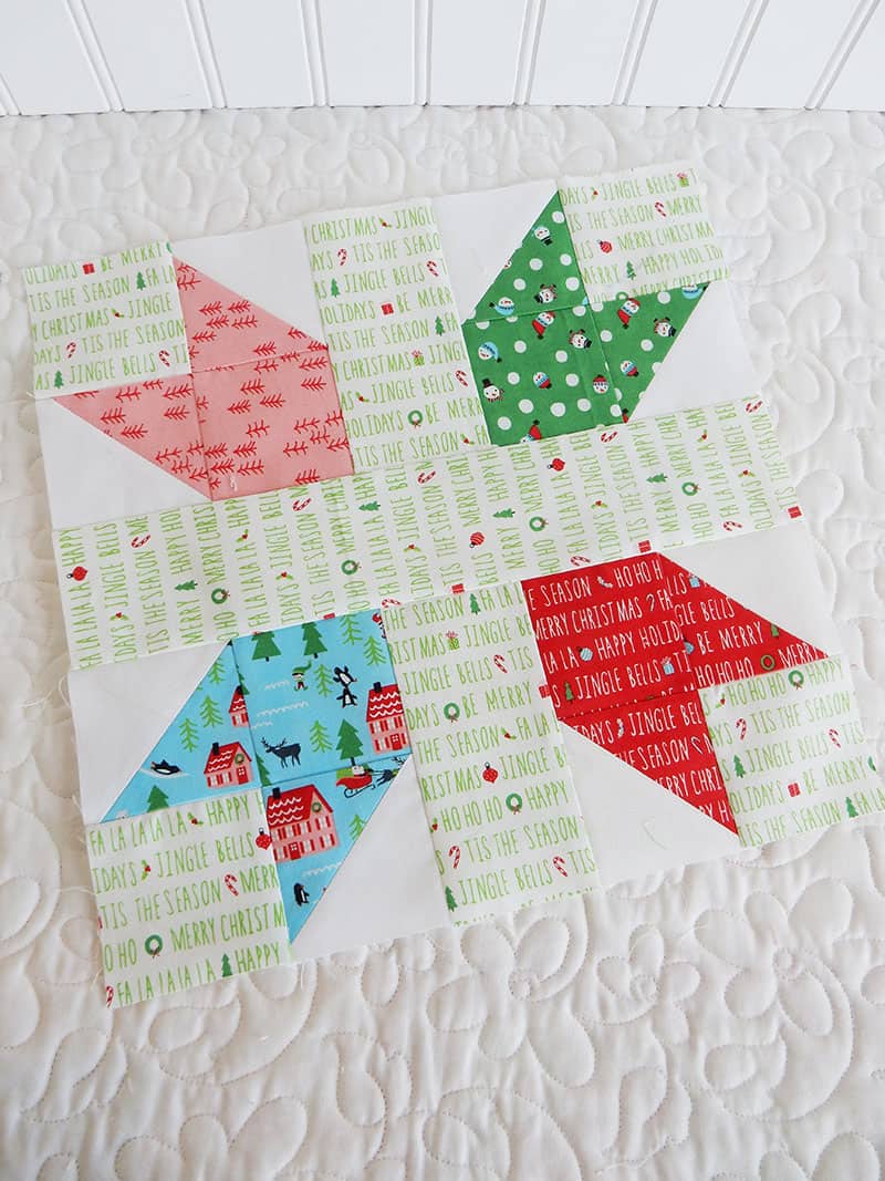 Quilting Life BOM September 2018 Christmas version