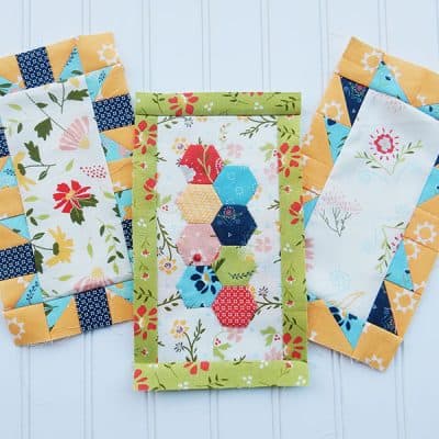 Save the Bees Block of the Month blocks 1-3
