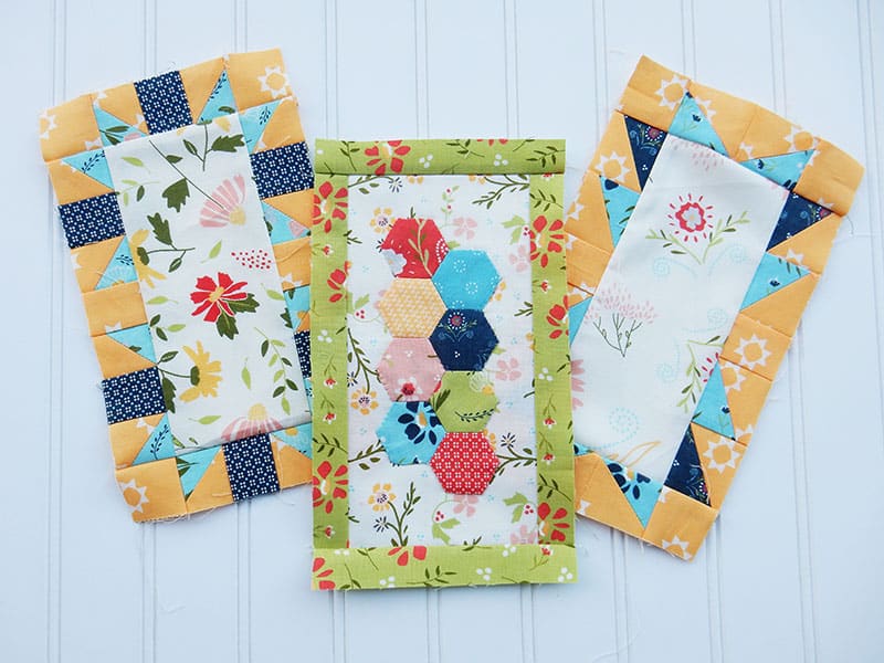 Save the Bees Block of the Month blocks 1-3