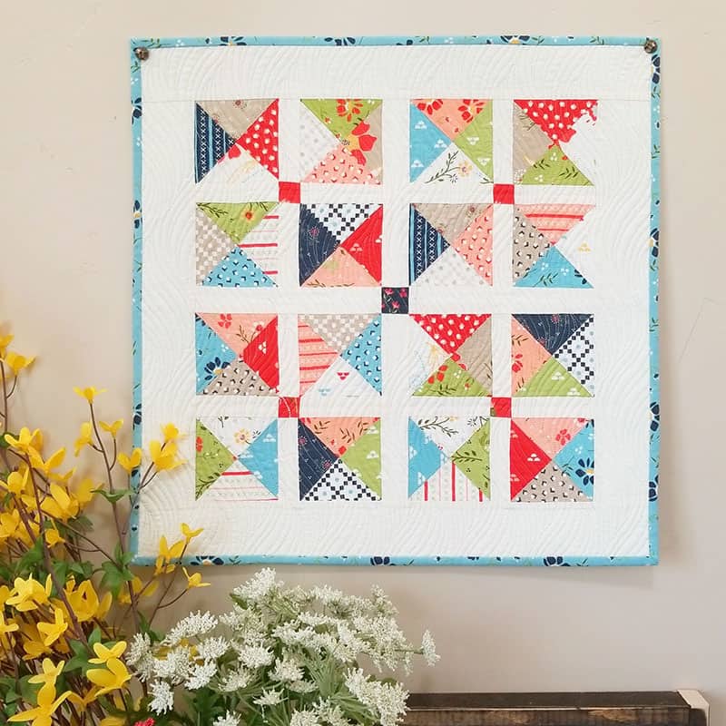 Sea Glass Mini Quilt