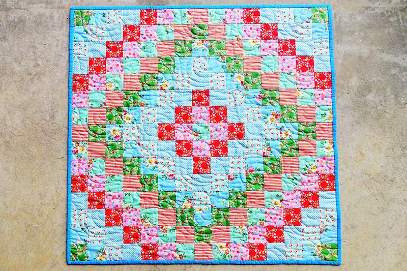 Trip Around the World Mini Quilt