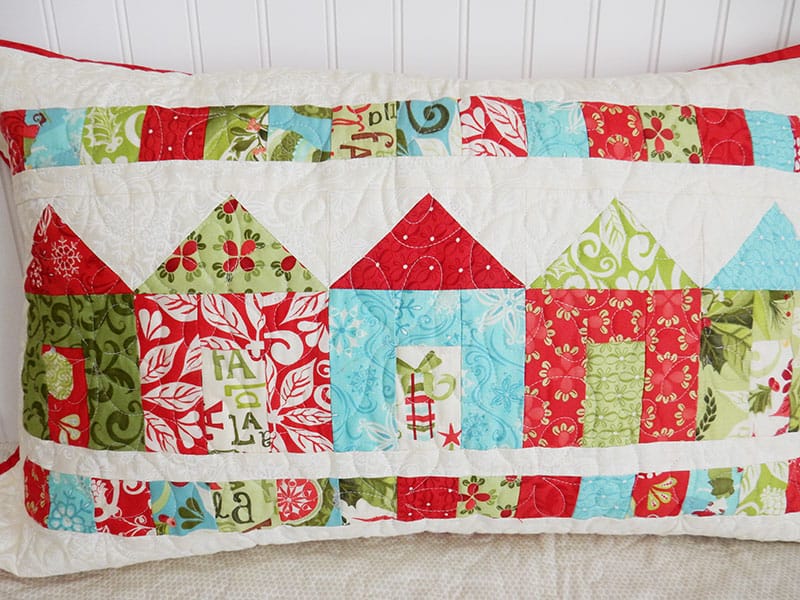 Christmas Houses Pillow