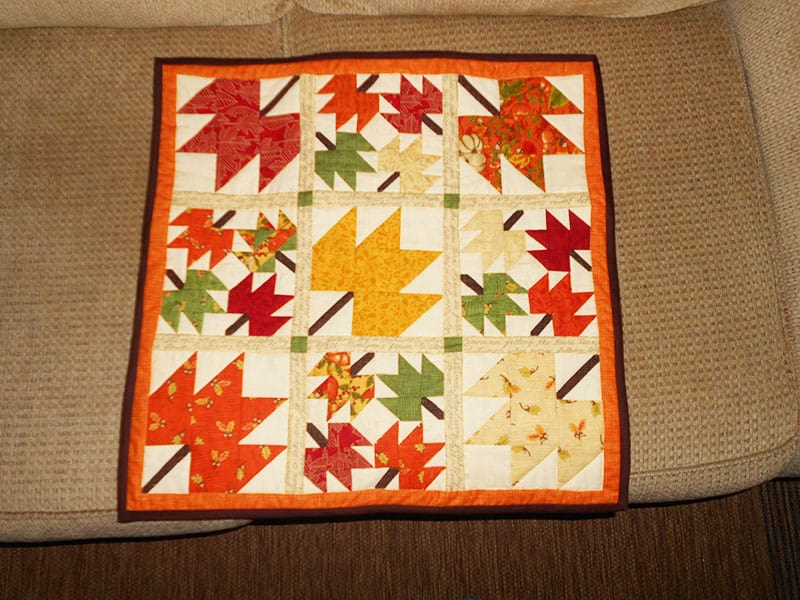 Maple Sky Mini Quilt