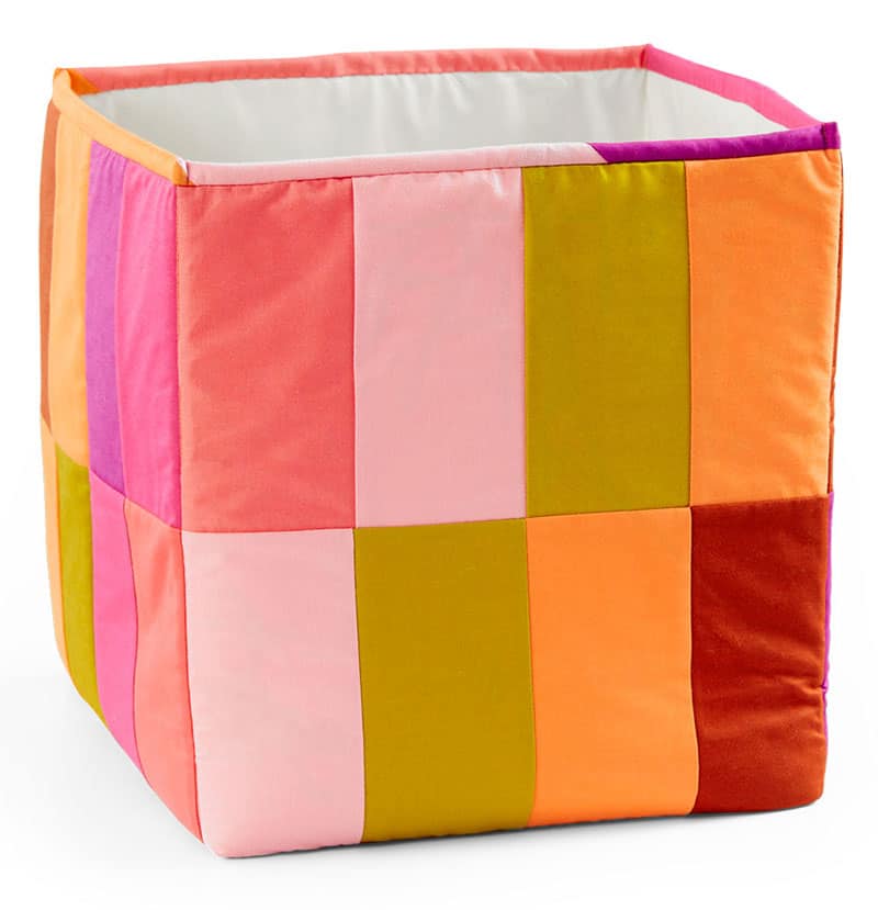 Patchwork Storage Cube in Quilts & More Winter 2018