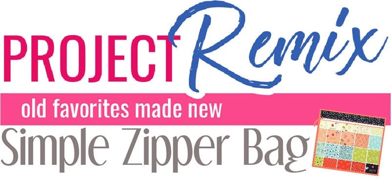 Fat Quarter Shop Simple Zipper Bag Remix