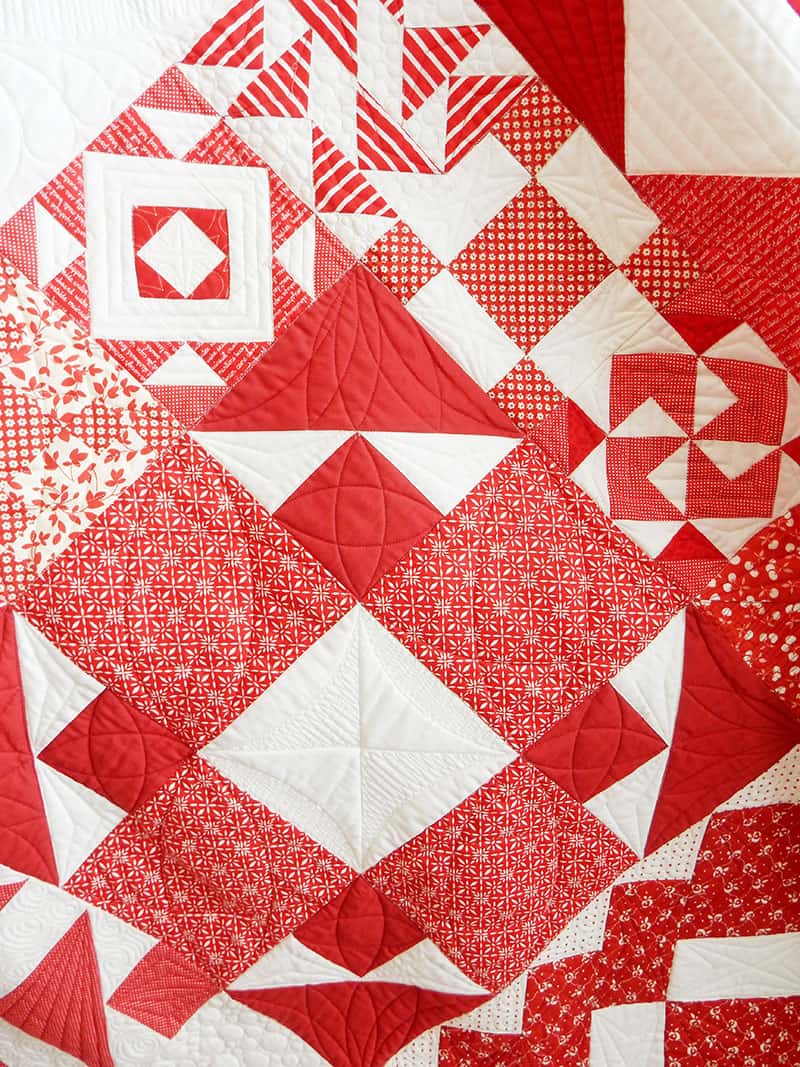 Red & White Sampler Quilt