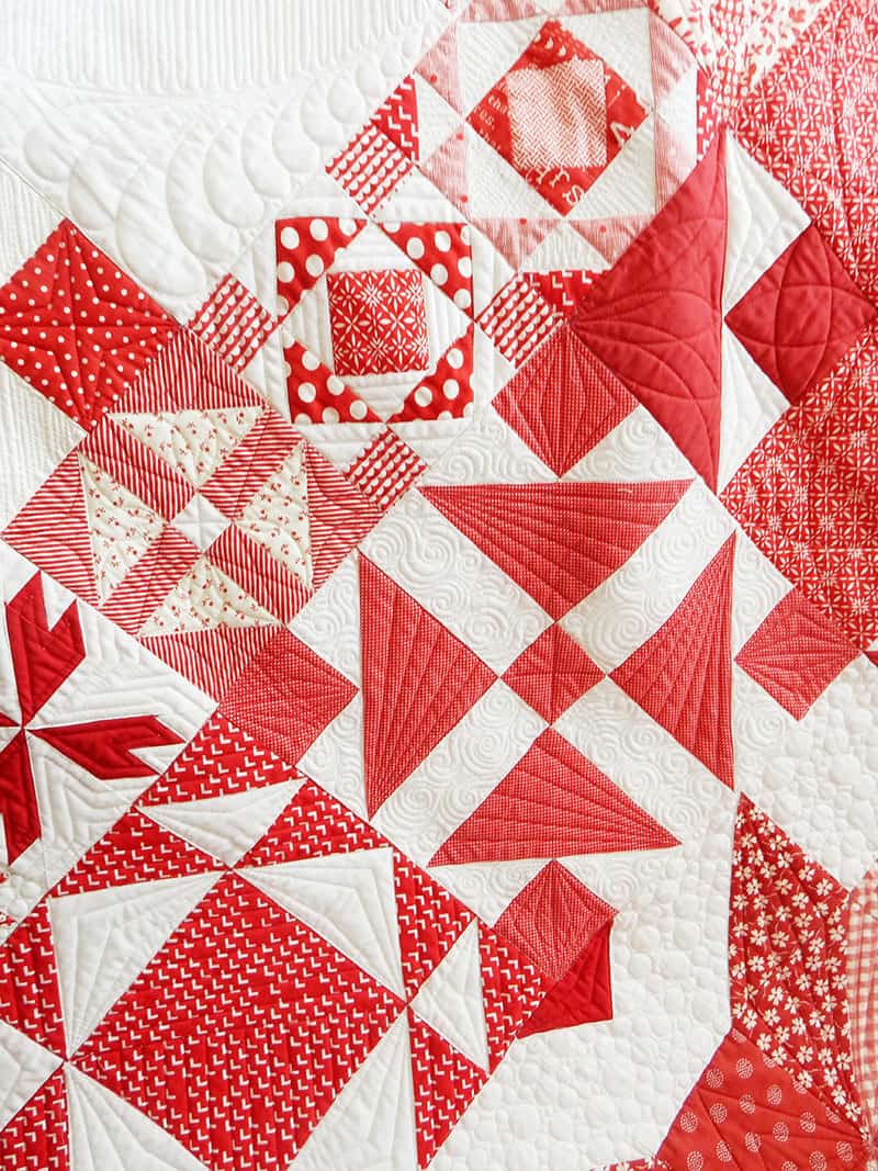 Red & White Sampler Quilt