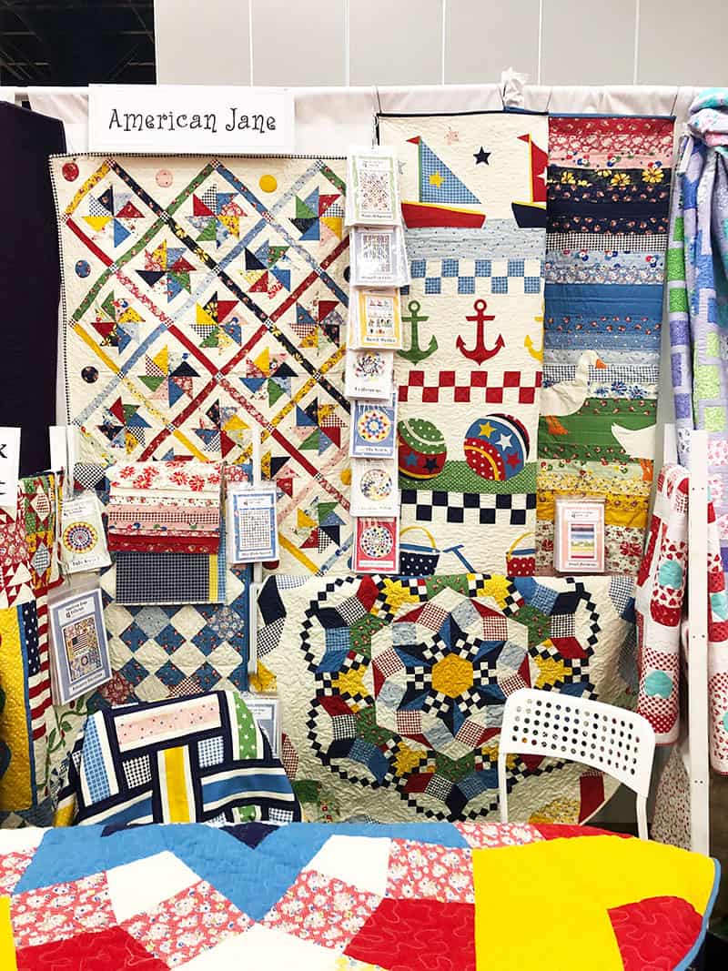 American Jane Quilt Market Booth