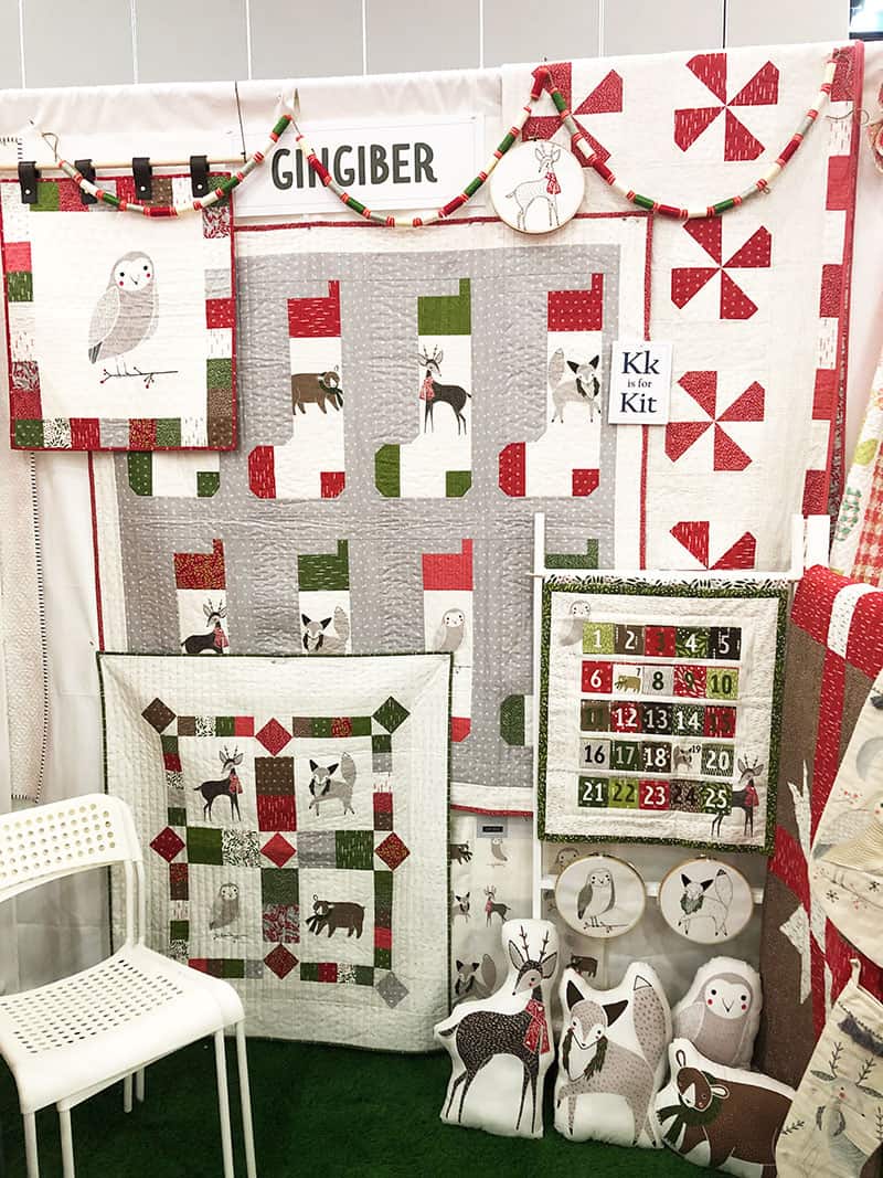 Gingiber Booth Fall Quilt Market