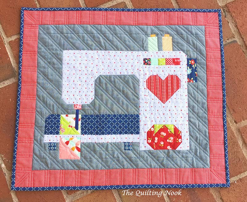 Stitched with Love Mini Quilt