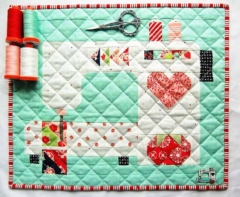 Stitched with Love Mini Quilt