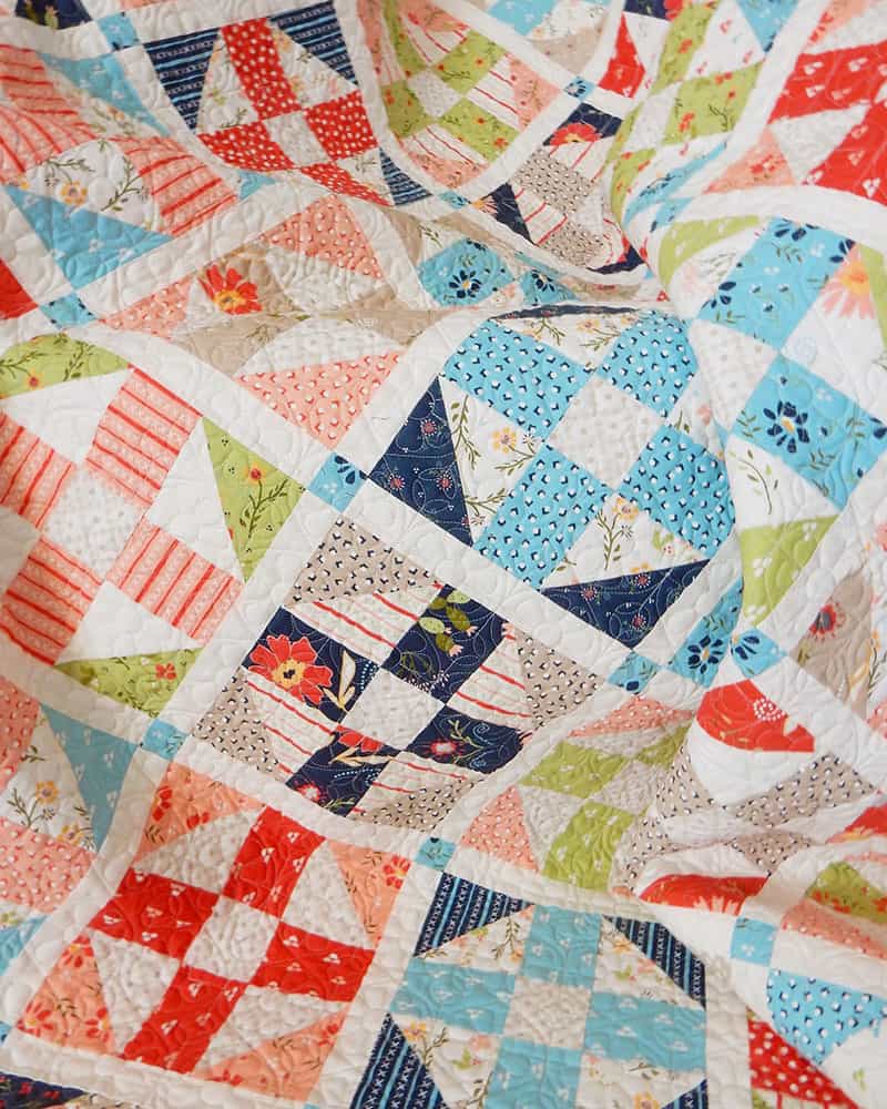 Pathways Jelly Roll and Layer Cake Quilt