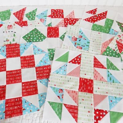 Mystery BOM Christmas blocks